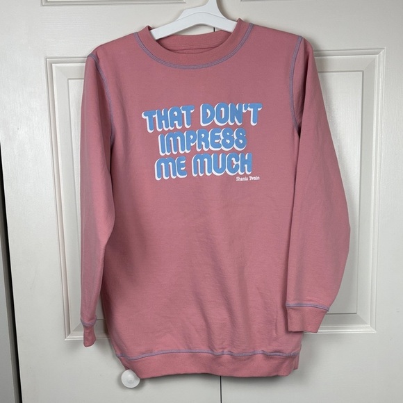 Shania Twain Tops - Shania Twain Tour Pink Graphic Women's Sweatshirt - M